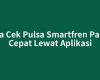 Cara Cek Pulsa Smartfren Paling Cepat Lewat Aplikasi
