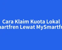 Cara Klaim Kuota Lokal Smartfren Lewat MySmartfren