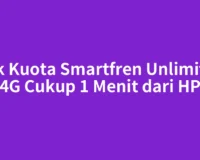 Cek Kuota Smartfren Unlimited 4G Cukup 1 Menit dari HP