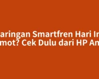 Jaringan Smartfren Hari Ini Lemot? Cek Dulu dari HP Anda
