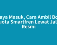 Supaya Masuk, Cara Ambil Bonus Kuota Smartfren Lewat Jalur Resmi