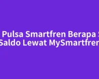 Cek Pulsa Smartfren Berapa Sisa Saldo Lewat MySmartfren