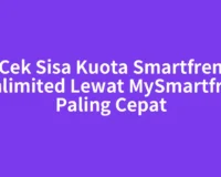 Cek Sisa Kuota Smartfren Unlimited Lewat MySmartfren Paling Cepat