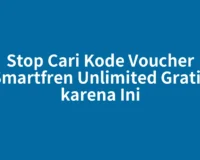 Stop Cari Kode Voucher Smartfren Unlimited Gratis karena Ini