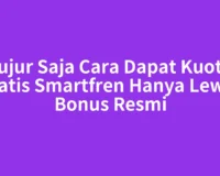 Jujur Saja Cara Dapat Kuota Gratis Smartfren Hanya Lewat Bonus Resmi